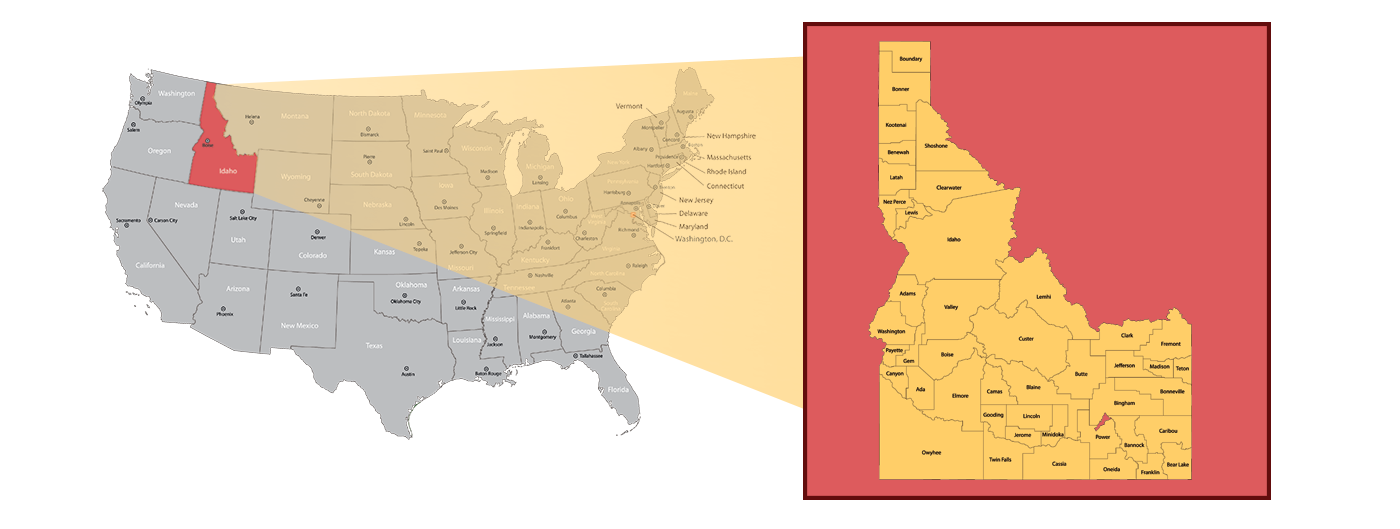 County Website Idaho State Website